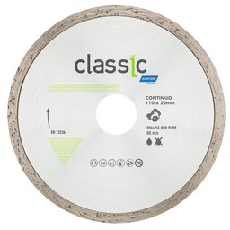 Imagem do produto Disco de Corte Diamantado Clássico Contínuo 110x20mm NORTON-000000070184693464
