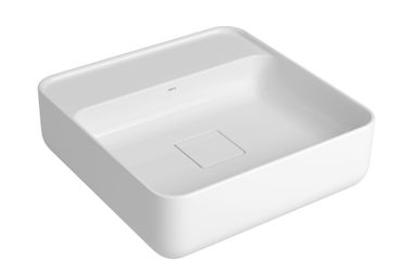 Imagem do produto Cuba Quadrada de Apoio 40cm com Deck Branco
