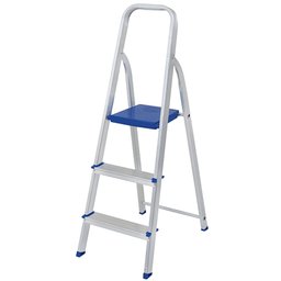 Imagem do produto Escada de Alumínio com 3 Degraus para Uso Doméstico MOR-005101