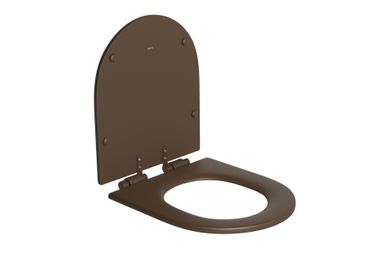 Imagem do produto Assento Poliéster Slow Close Monocromático Marrom Fosco