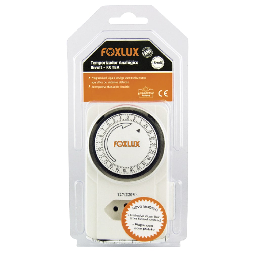 Imagem do produto TIMER ANALOGICO BIVOLT FOXLUX