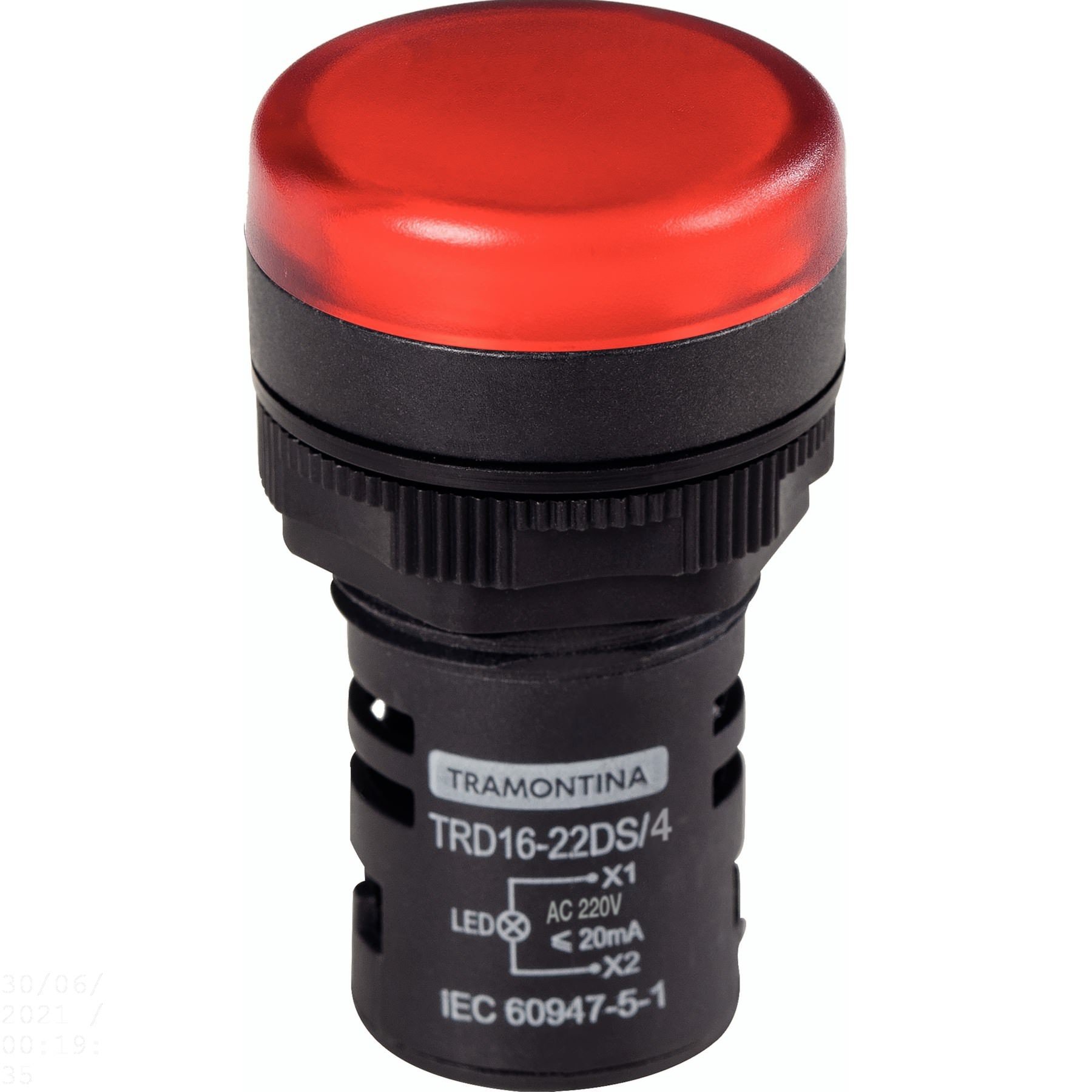 Imagem do produto Tramontina Sinalizador TRD16-22DS/4 220V Vermelho