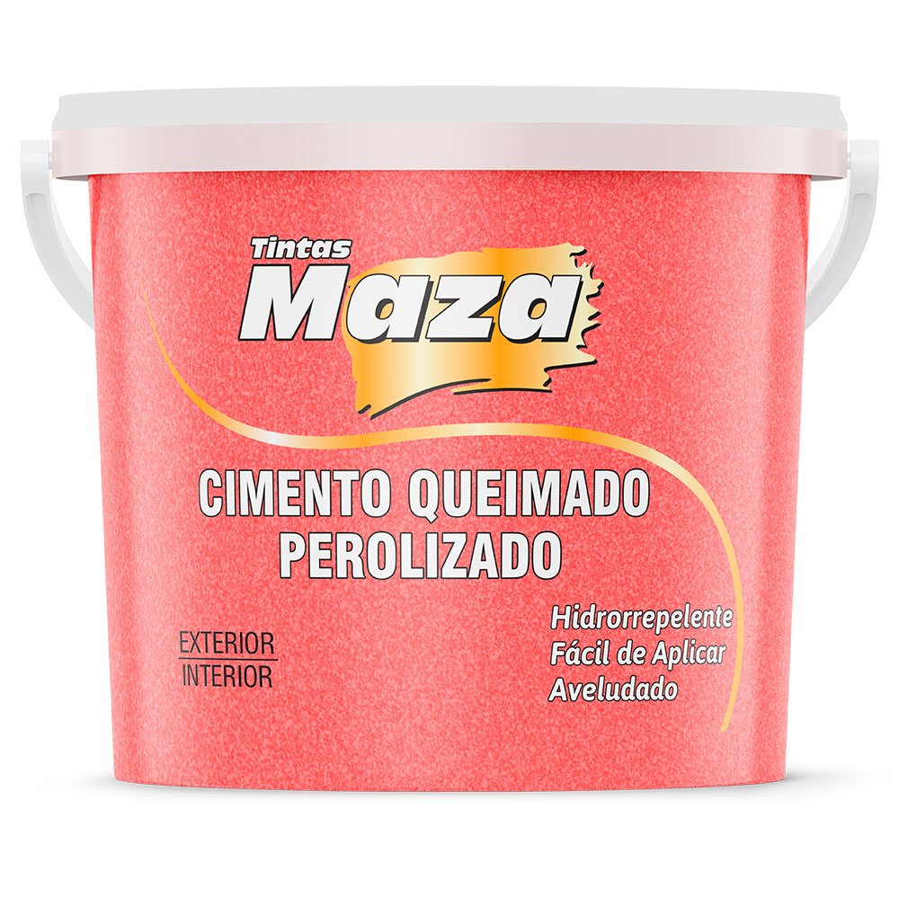 Imagem do produto Efeito Cimento Queimado Perolizado Rubi Marsala 1,2kg MAZA-28125