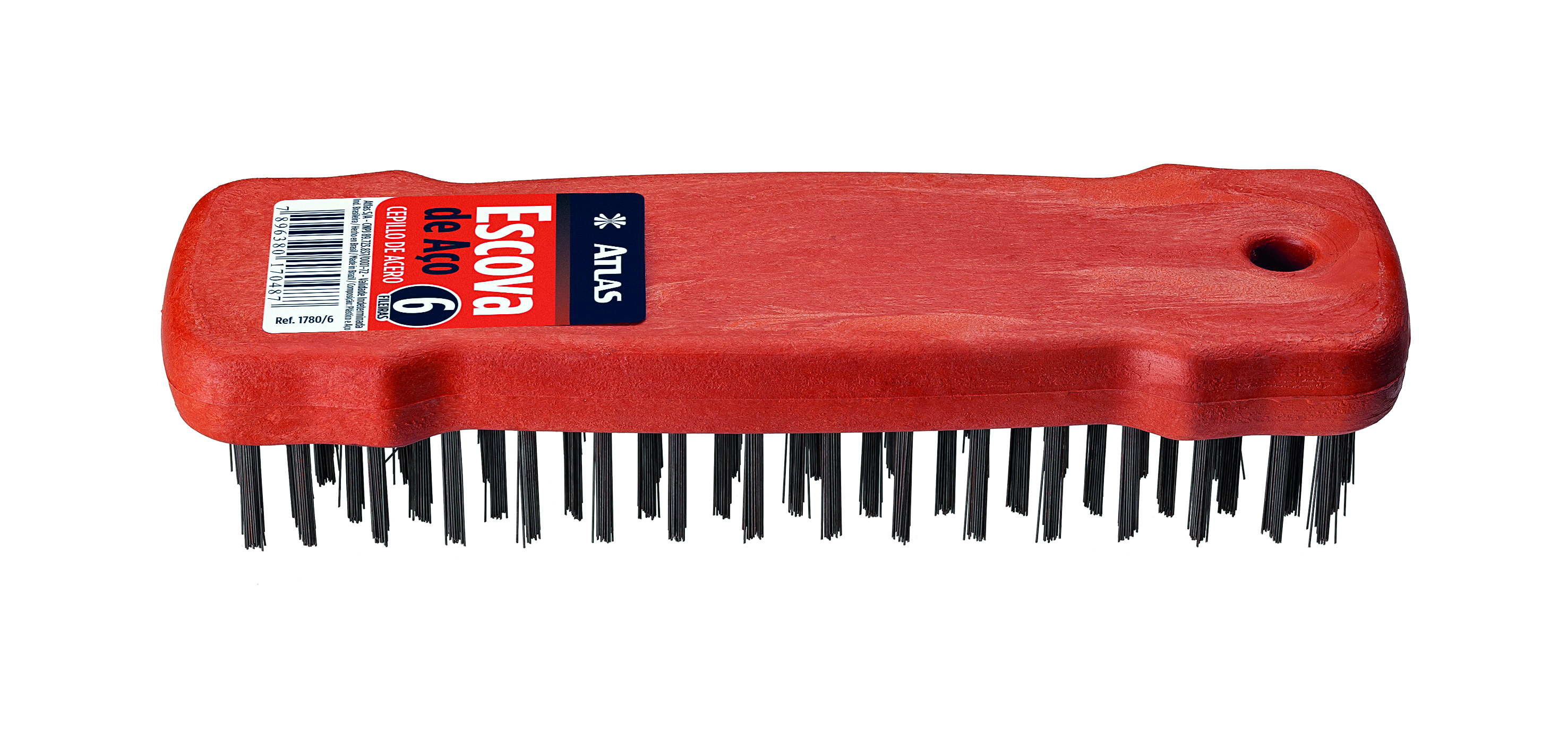 Imagem do produto Atlas Escova Aco 6 Fileiras