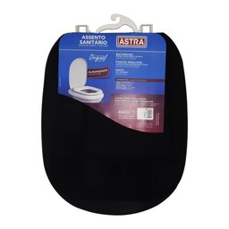 Imagem do produto Assento Sanitário Almofadado  Sabatini Preto Icasa ASTRA-521231