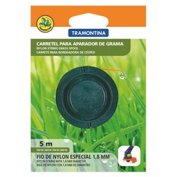 Imagem do produto Carretel 1 fio de nylon 1,8 mm 5 m de comprimento para aparador de grama Tramontina-78798284