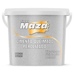 Imagem do produto Efeito Cimento Queimado Perolizado Prata Nobre 1,2kg MAZA-28118