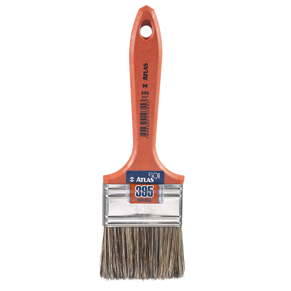 Imagem do produto Trincha Média 2.1/2Pol. para Tinta Látex e Acrílica ATLAS-395/6