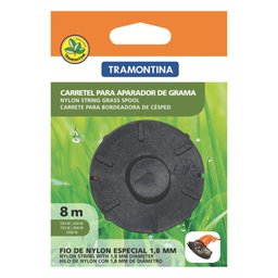 Imagem do produto Carretel de Fio de Nylon 1.8mm x 8 Metros para Aparador de Grama TRAMONTINA-78799463