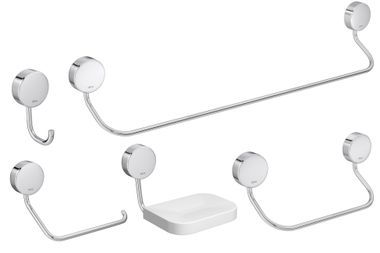 Imagem do produto Kit de Acessorios 5 Peças Cromado
