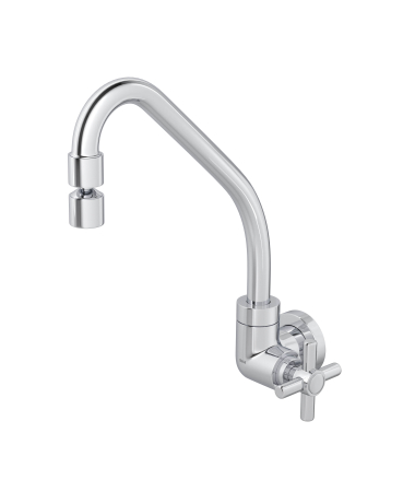 Imagem do produto Torneira de Parede para Cozinha com Bica Móvel Cromado