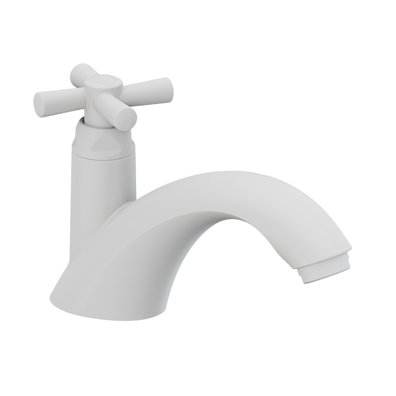 Imagem do produto Tigre Torneira de Mesa para Lavatório Cross Baixa 1/2" Branco