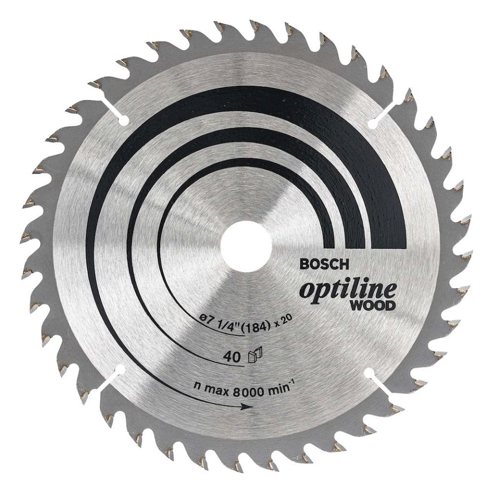 Imagem do produto DISCO SERRA CIRC BOSCH WID  7.1/4 X 20MM 40D 2608640853