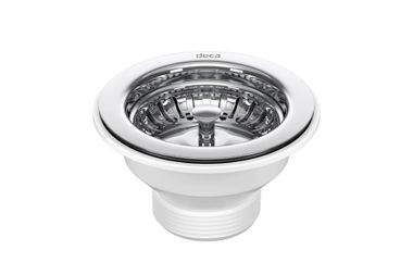 Imagem do produto Válvula de Escoamento para Pia de Cozinha 3 1/2" Cromado