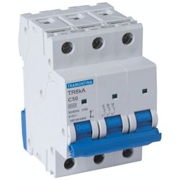 Imagem do produto Disjuntor TR3KA 3P 10A Curva C TRAMONTINA-58013004