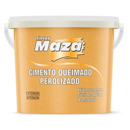 Imagem do produto Efeito Cimento Queimado Perolizado Amarelo Ouro 1,2Kg MAZA-28114