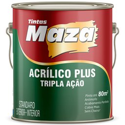 Imagem do produto Tinta Acrílica Plus Marrom Country Fosco 3.6L. MAZA-17852