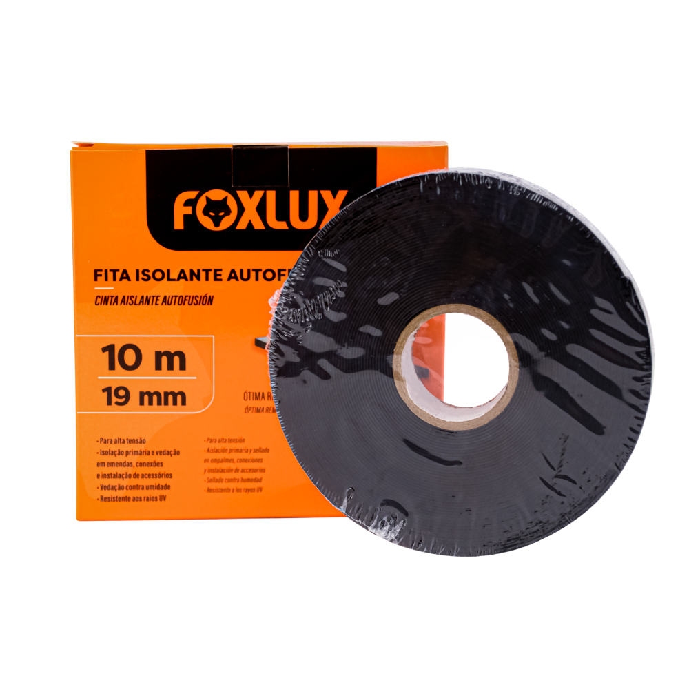 Imagem do produto FITA ISOLANTE  AUTOFUSAO FOXLUX 19MMX10M