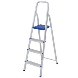 Imagem do produto Escada de Alumínio com 4 Degraus para Uso Doméstico MOR-005102