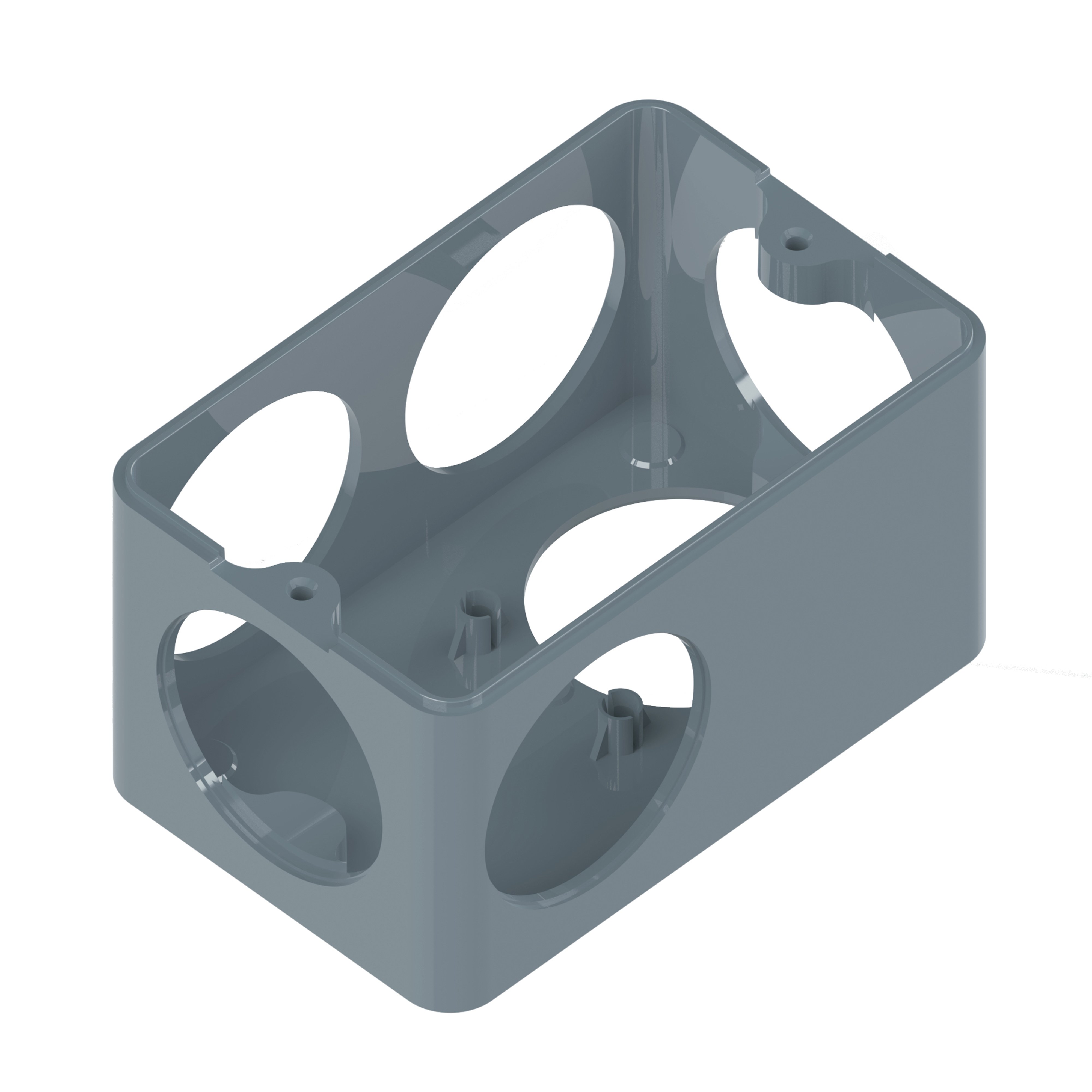 Imagem do produto Tigre Condulete Top 6 Entradas PVC Cinza