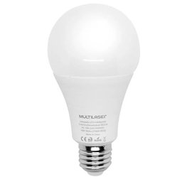 Imagem do produto Lâmpada LED Branco Quente Inteligente Colorida com Conexão Wi-Fi MULTILASER-SE224