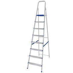 Imagem do produto Escada de Alumínio  com 8 Degraus para Uso Doméstico MOR-005106