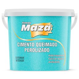 Imagem do produto Efeito Cimento Queimado Perolizado Azul Tiffany 1,2kg MAZA-28115