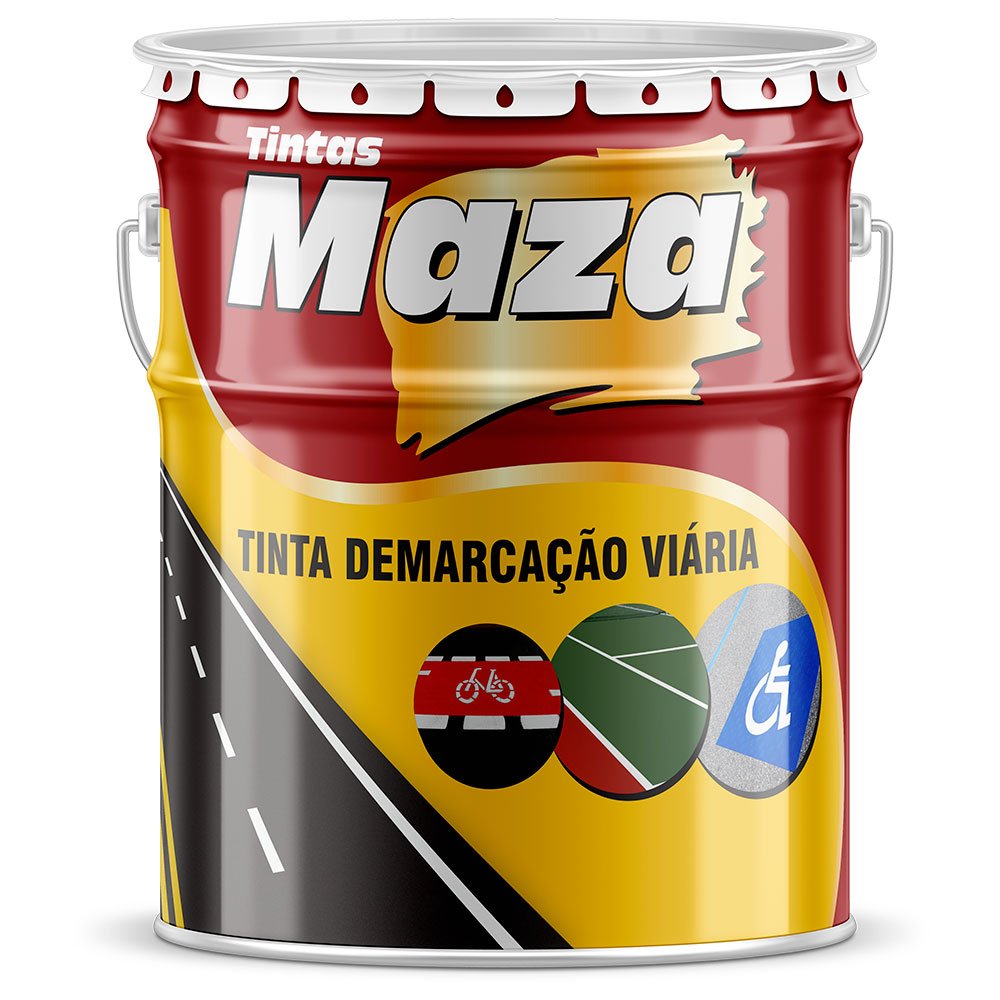 Imagem do produto Maza Demarcação Acrílico B.S. Dnit 3,16 Preto 18L
