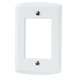Imagem do produto Placa Lux 3 Postos juntos Horizontal 4 x 2 Branca TRAMONTINA-57105007