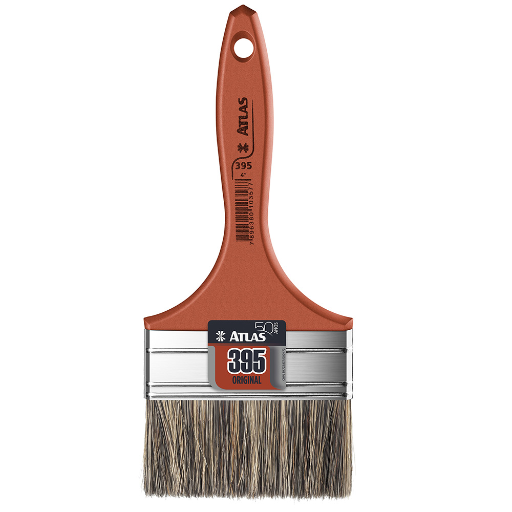 Imagem do produto Trincha Média 4Pol. para Tinta Látex e Acrílica ATLAS-395/9