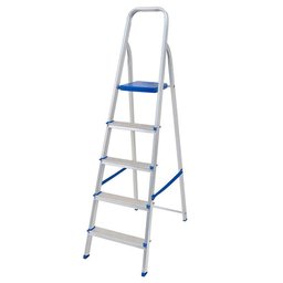 Imagem do produto Escada de Alumínio de 5 Degraus para Uso Doméstico MOR-005103