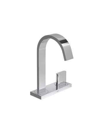 Imagem do produto Torneira de Mesa com Chapa Bica Alta para Lavatório Cromado