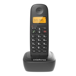 Imagem do produto Telefone Digital sem Fio Preto Bivolt 100/240V com Display Iluminado e Fone de Ouvido INTELBRAS-4122510