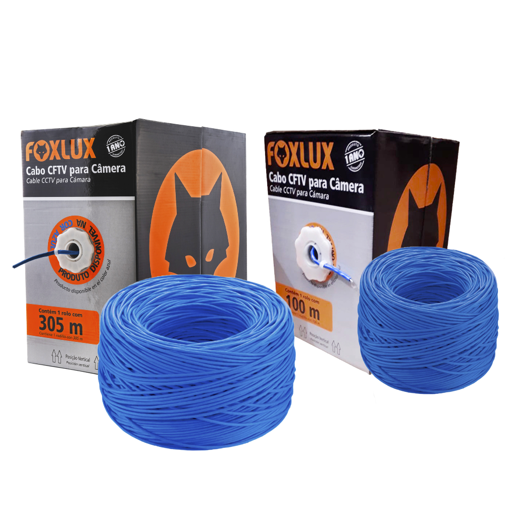 Imagem do produto CABO COAXIAL CFTV BIPOLAR 80% PARABOLICA