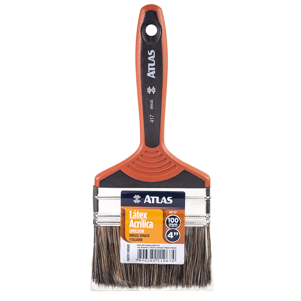 Imagem do produto Trincha Dupla 4 Pol. para Látex e Acrílica ATLAS-417