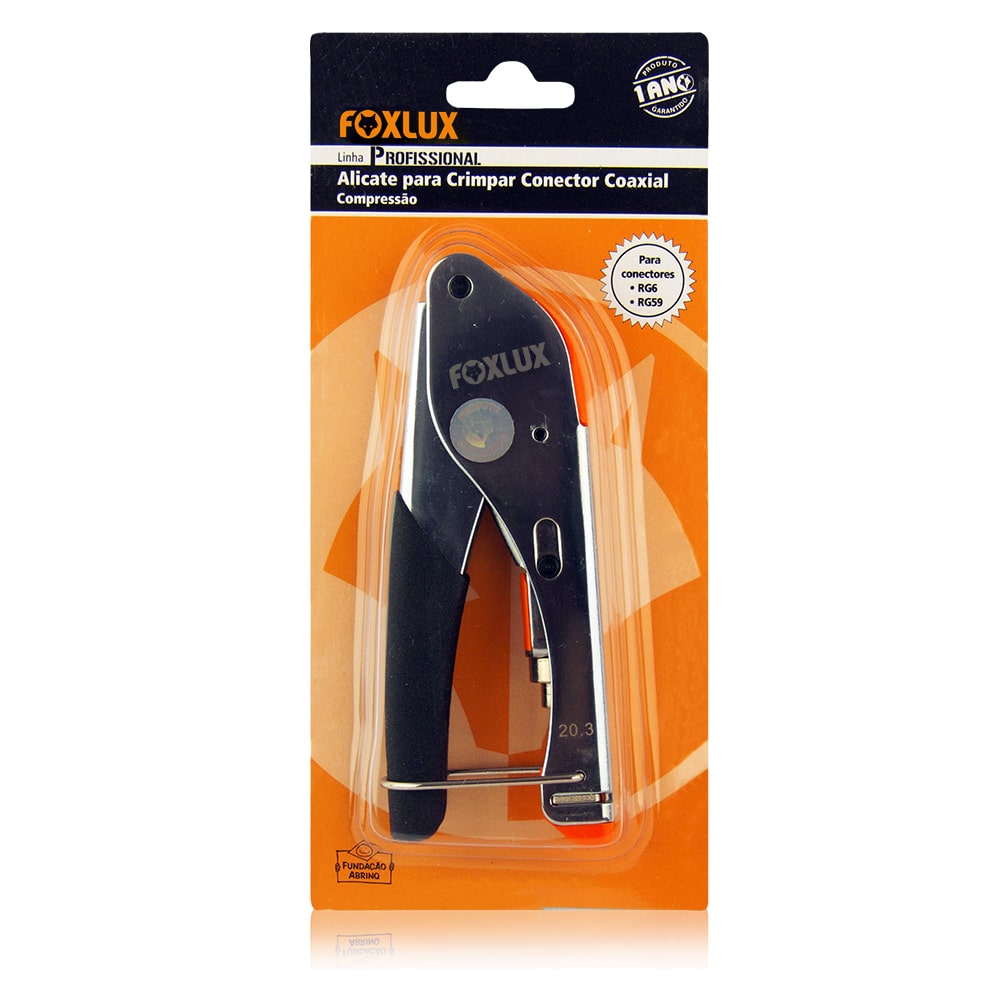 Imagem do produto ALICATE CRIMPAR FOXLUX ACR6 COAXIAL RG6/RG59
