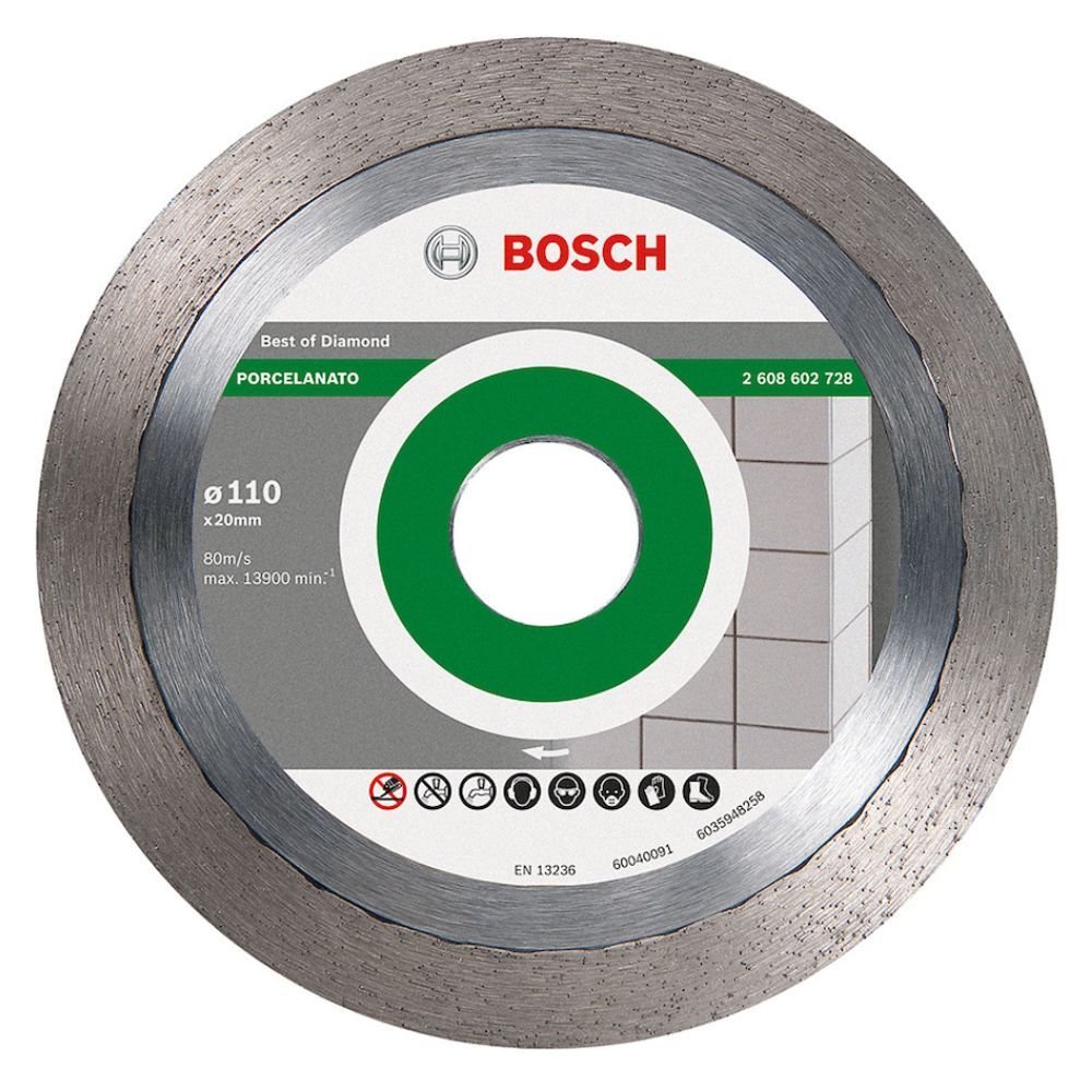 Imagem do produto DISCO DIAM BOSCH 2608602728 - BEST PORCEL 110MM