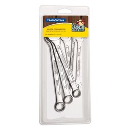 Imagem do produto Jogo de Chaves Fixa e Combinada com 6 Peças TRAMONTINA-43408152