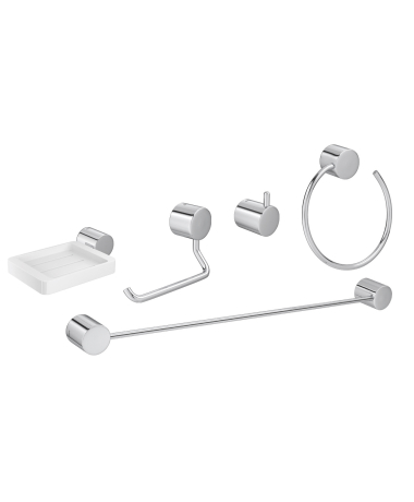 Imagem do produto Kit de Acessorios 5 Peças Cromado