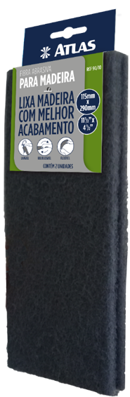 Imagem do produto Fibra abrasiva para madeira 115x290mm