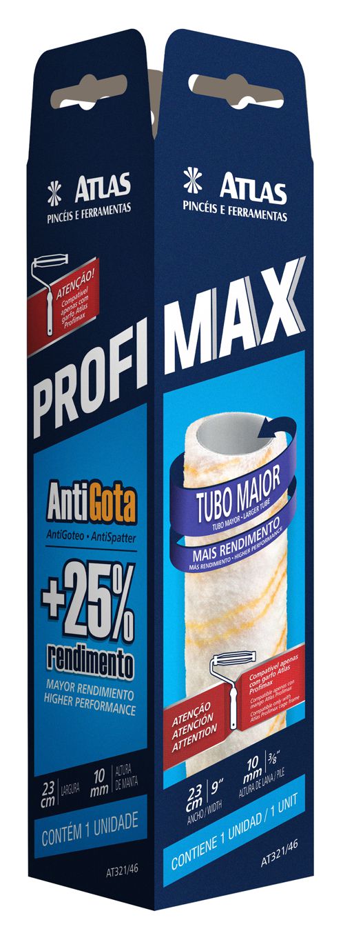Imagem do produto Refil de rolo antirespingo 23cm (diâmetro 46mm)