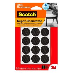 Imagem do produto 12 Anti Deslizante Redondo Auto Adesivo Scotch 19mm P 3M-HB004262885