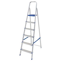 Imagem do produto Escada de Alumínio com 6 Degraus para Uso Doméstico MOR-005104