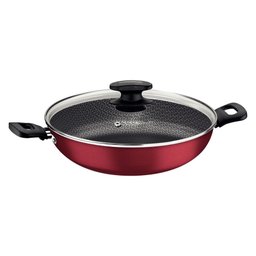 Imagem do produto Panela Wok Loreto de Alumínio Vermelha 3,3L TRAMONTINA-27817022
