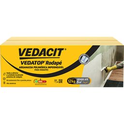 Imagem do produto Argamassa Polimérica Impermeável Branca Vedatop Rodapé 12kg VEDACIT-112001