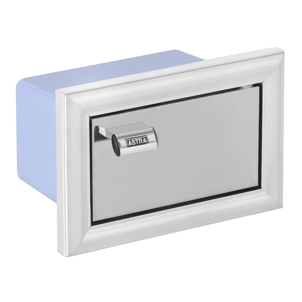 Imagem do produto SABONETEIRA ASTRA ALUM EMB LB1 18X12X11CM