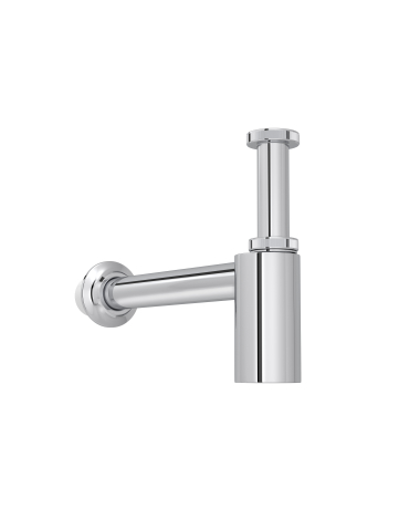 Imagem do produto Sifão para Cozinha e Tanque Entrada: 1 1/4" / Saída: 1 1/2" e 2" Cromado