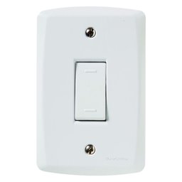 Imagem do produto Conjunto de 1 Interruptor Simples 10A  Branco TRAMONTINA-57145001