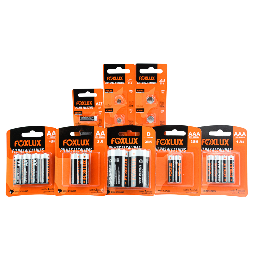 Imagem do produto PILHA FOXLUX ALC PEQ AA4