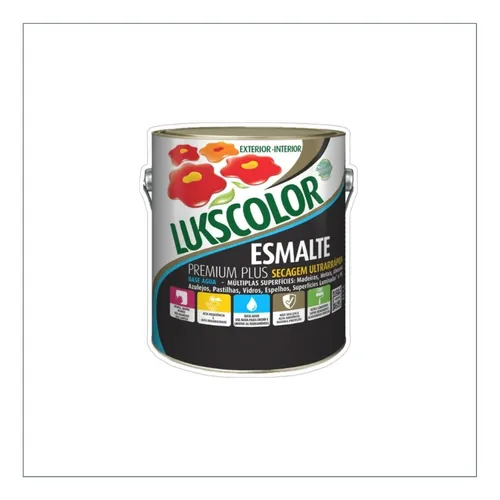 Imagem do produto Tinta Esmalte Sintético Base Água 3,6l Lukscolor Cor Ocre